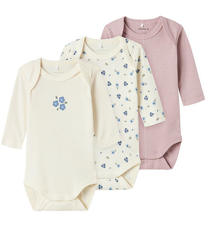 Bodies m/l Name It - Noos - NbfBody - 3 Pack - Jet Flux Flower Bodies m/l Name It - Noos - NbfBody - 3 Pack - Jet Flux Flower