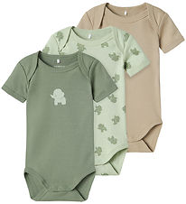 Bodies m/c Name It - Noos - NbmBody - 3 Pack - Sea Mousse Elepha Bodies m/c Name It - Noos - NbmBody - 3 Pack - Sea Mousse Elepha