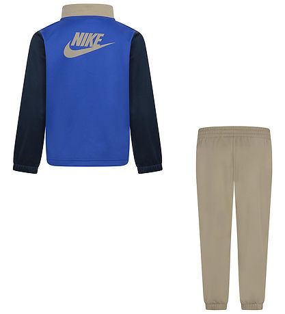 Nike Trainingsanzug - Khaki m. Blau/Navy Nike Trainingsanzug - Khaki m. Blau/Navy