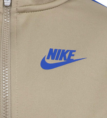 Nike Tracksuit - Khaki w. Blue/Navy