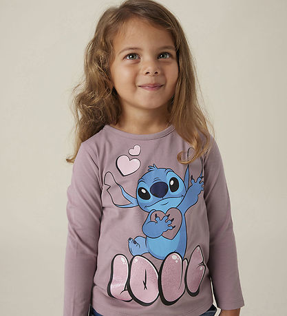 Name It Blouse - NmfJesini Stitch - Elderberry w. Print Name It Blouse - NmfJesini Stitch - Elderberry w. Print