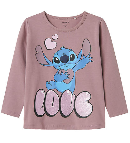 Name It Blouse - NmfJesini Stitch - Elderberry w. Print Name It Blouse - NmfJesini Stitch - Elderberry w. Print