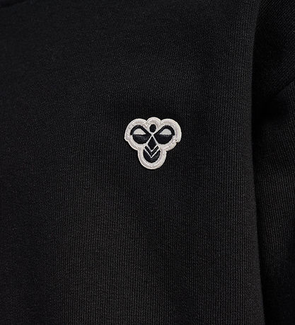 Hummel Sweatshirt - hmlJR Loose Ronde hals - Zwart m. Logo