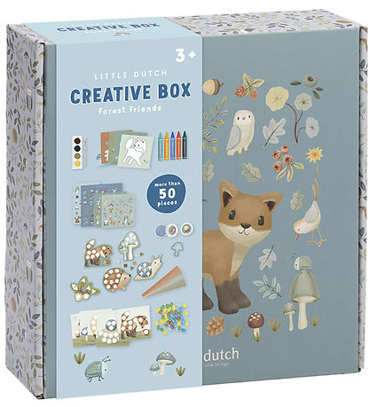 Little Dutch CreativitySpoon - 50+ Parts - Forest Friends