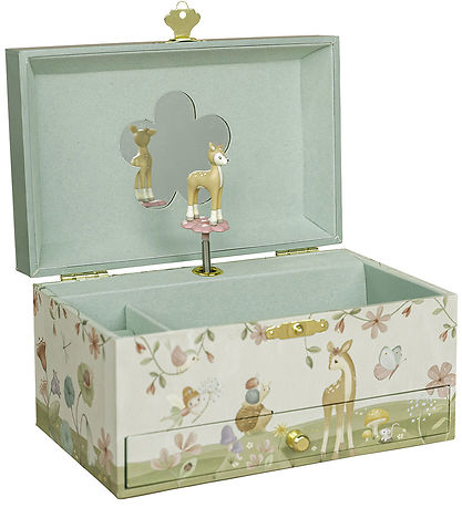Little Dutch Trinket Box w. Music - Deer - Forest Friends