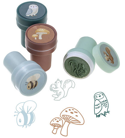 Little Dutch Stamps - Self-inking - 16 pcs - Forest Friends Little Dutch Stamps - Self-inking - 16 pcs - Forest Friends