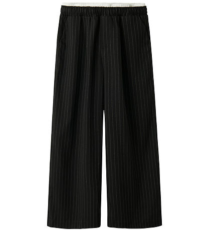 Name It Trousers - NkfTengrun - Wide - Black/White Name It Trousers - NkfTengrun - Wide - Black/White
