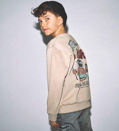 Name It Sweatshirt - NkmTegeo - Pure Cashmere w. Print
