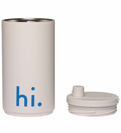 Design Letters Thermo Cup - Travel - 350 mL - Beige w. Hi