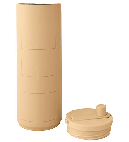 Design Letters Trinkflasche - Sports - 500 ml - Beige m. Life Design Letters Trinkflasche - Sports - 500 ml - Beige m. Life