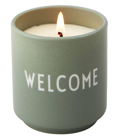 Design Letters Scented candles - Fresh Flowers & Citrus - Green 