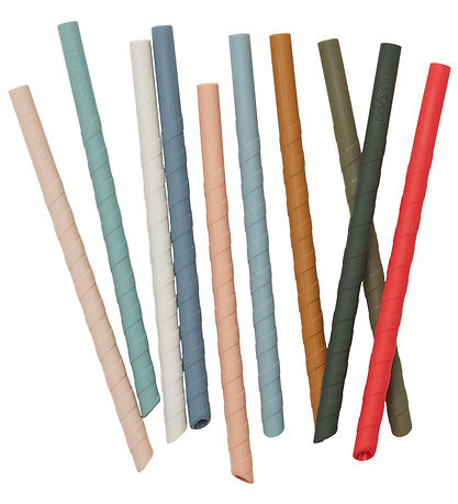 Liewood Rietje - Silicone - 10-pack - Timoti - Multi Mix Liewood Rietje - Silicone - 10-pack - Timoti - Multi Mix