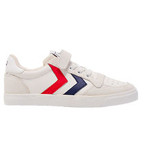 Hummel Shoes - Slimmer Stadil Leather Low Jr - White Hummel Shoes - Slimmer Stadil Leather Low Jr - White