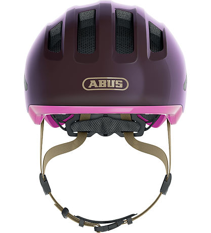 Abus Bicycle Helmet - Smiley 3.0 Ace LED - Royal Purple
