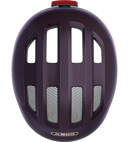 Abus Bicycle Helmet - Smiley 3.0 Ace LED - Royal Purple