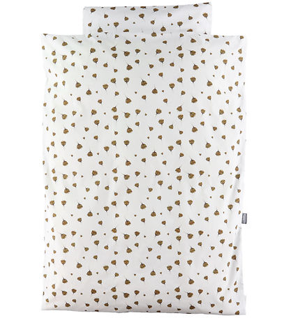 Nørgaard Madsens Bedding - Junior - White w. Flowers Nørgaard Madsens Bedding - Junior - White w. Flowers