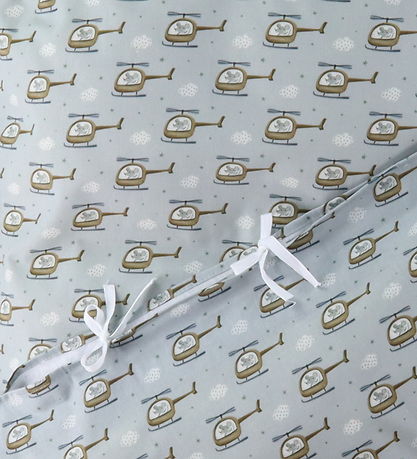 Nørgaard Madsens Bedding - Adult - Gray w. Helicopter Nørgaard Madsens Bedding - Adult - Gray w. Helicopter