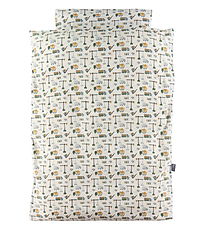 Nørgaard Madsens Bedding - Adult - White w. Work machines Nørgaard Madsens Bedding - Adult - White w. Work machines