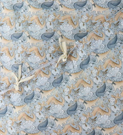 Nørgaard Madsens Bedding - Baby - Light Blue w. Dinos