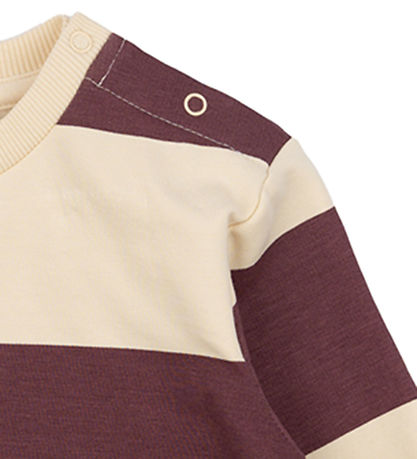 The New Siblings Sweatshirt - TnsMiran - Crushed Berry Striped The New Siblings Sweatshirt - TnsMiran - Crushed Berry Striped