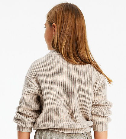 The New Blouse - TnLuck - Knitted - Oatmeal Melange The New Blouse - TnLuck - Knitted - Oatmeal Melange