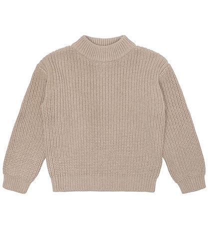 The New Blouse - TnLuck - Knitted - Oatmeal Melange The New Blouse - TnLuck - Knitted - Oatmeal Melange
