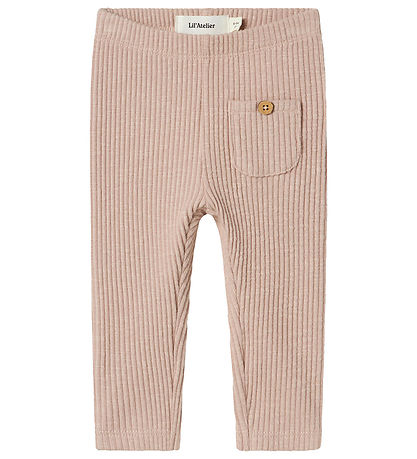 Lil' Atelier Leggings - Rib - NbfRaja - Shadow Gray Lil' Atelier Leggings - Rib - NbfRaja - Shadow Gray