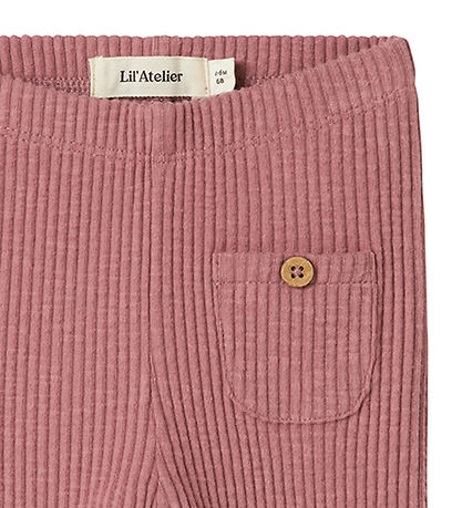 Lil' Atelier Leggings - Rib - NbfRaja - Nostalgia Rose Lil' Atelier Leggings - Rib - NbfRaja - Nostalgia Rose