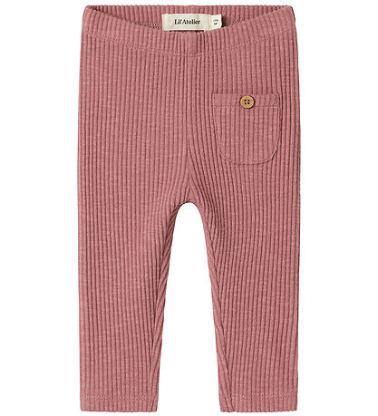 Lil' Atelier Leggings - Rib - NbfRaja - Nostalgia Rose Lil' Atelier Leggings - Rib - NbfRaja - Nostalgia Rose