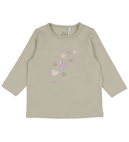 Name It Blouse - NbfVubie - Puur kasjmier/Hearts Name It Blouse - NbfVubie - Puur kasjmier/Hearts
