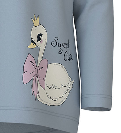 Name It Blússa - NmfVix - Dæmdur Blue/Swan
