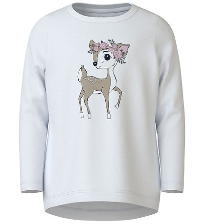 Name It Blouse - NmfVix - Bright White/Flower Deer Name It Blouse - NmfVix - Bright White/Flower Deer