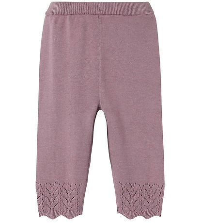 Name It Trousers - NbfTimie - Knitted - Elderberry