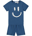 Molo Pyjama set - T-Shirt/Shorts - Luvis - Beste Blue Molo Pyjama set - T-Shirt/Shorts - Luvis - Beste Blue