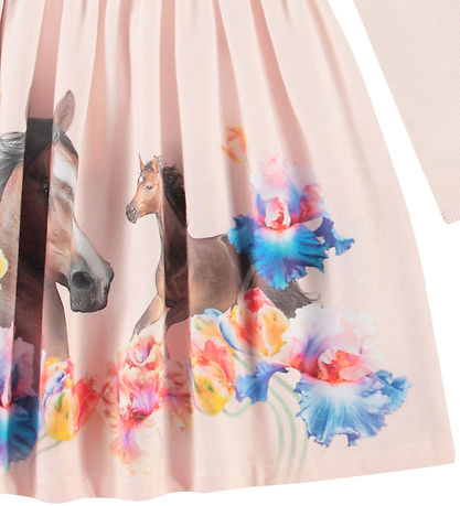 Molo Dress - Rib - Credence - Horses