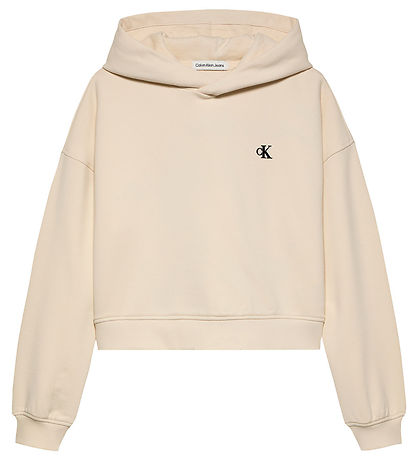 Calvin Klein Kapuzenpullover - Handschrift-Logo - Turteltaube