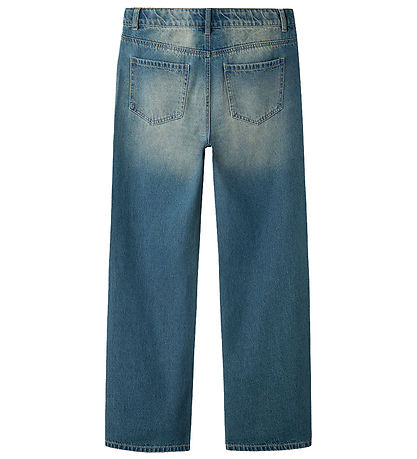 LMTD Jeans - NlmToizza - Medium+ Blue Denim/Schmutzige Wäsche