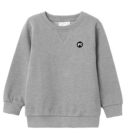 Sweat-shirt Name It - Non - NkmVimo - Grey Melange Sweat-shirt Name It - Non - NkmVimo - Grey Melange