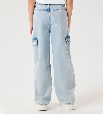 Name It Jeans - Cargo - Noos - NkfRose - Light Blue Bleached Den