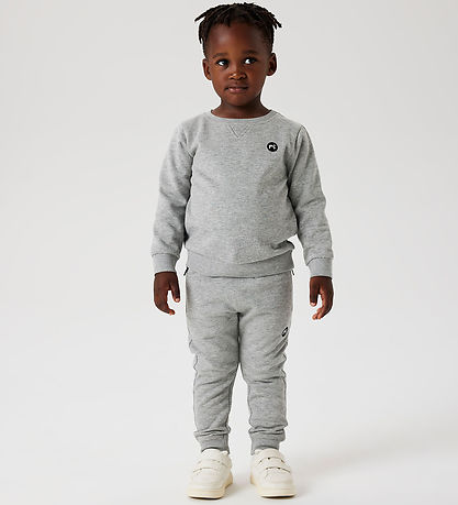 Sweat-shirt Name It - Non - NmmVimo - Grey Melange Sweat-shirt Name It - Non - NmmVimo - Grey Melange