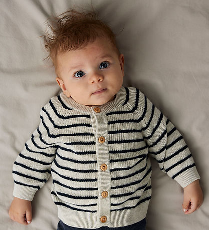 Name It Cardigan - Strick - NbmMast - Peyote Melange m. Streifen