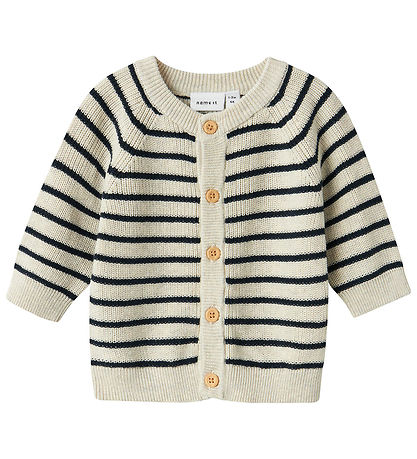 Name It Cardigan - Strick - NbmMast - Peyote Melange m. Streifen