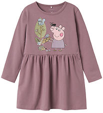 Name It Dress - Noos - NmfDyffi Peppa - Elderberry w. Print Name It Dress - Noos - NmfDyffi Peppa - Elderberry w. Print