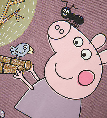 Name It Dress - Noos - NmfDyffi Peppa - Elderberry w. Print