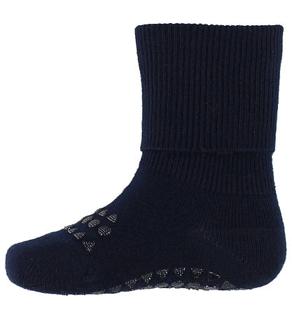 GoBabyGo Socks - Non-Slip - Wool - Midnight Blue