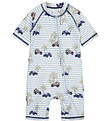 Hust and Claire Coverall Swimsuit - Makki - UV50+ - White/Blue