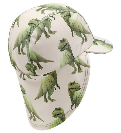Hust and Claire Swim Hat - Fasai - UV50+ - Seagrass w. Dinosaur
