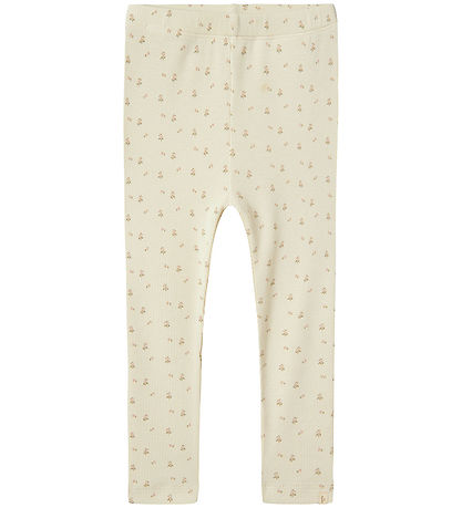 Lil' Atelier Leggings - Rib - NmfGago - Tortelduif/Flower