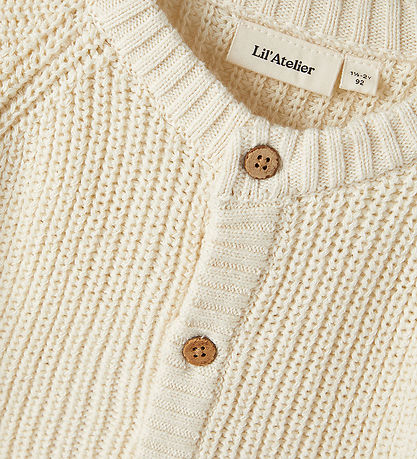 Lil' Atelier Cardigan - Strikk - NmnEmlen - Turteldue