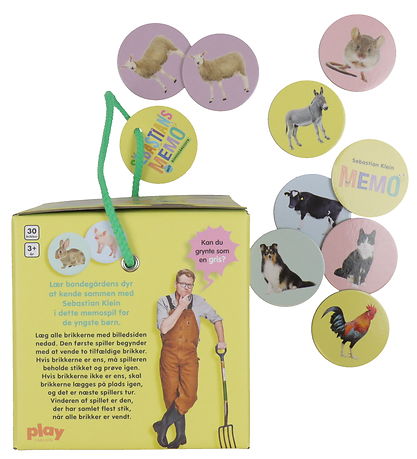 Forlaget Carlsen Memory Game - Sebastian's Memo With Farm Animal Forlaget Carlsen Memory Game - Sebastian's Memo With Farm Animal